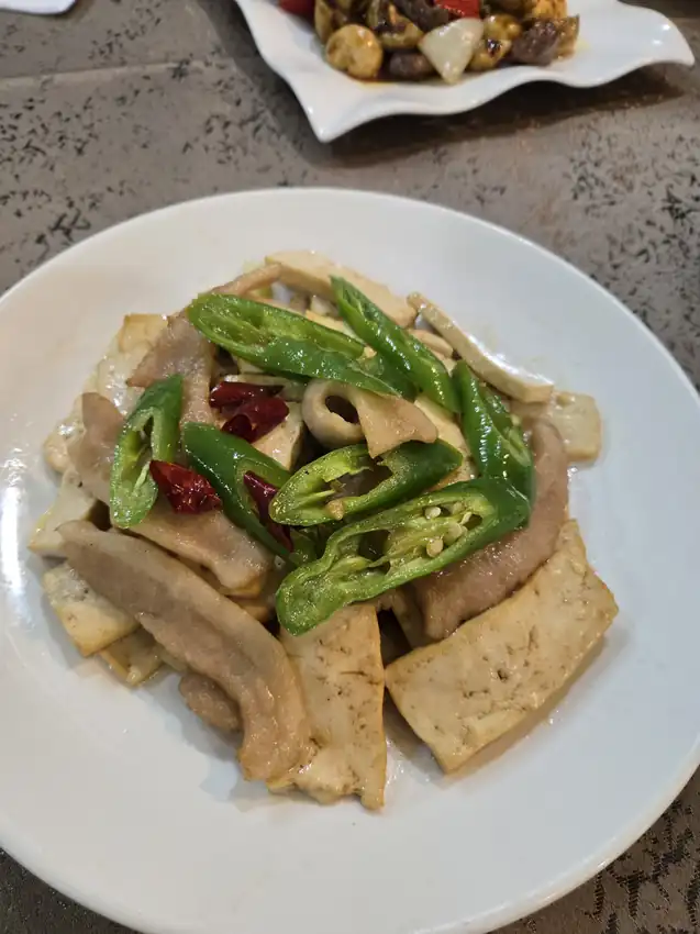 Twice-cooked Pork & Tofu · 農家小炒